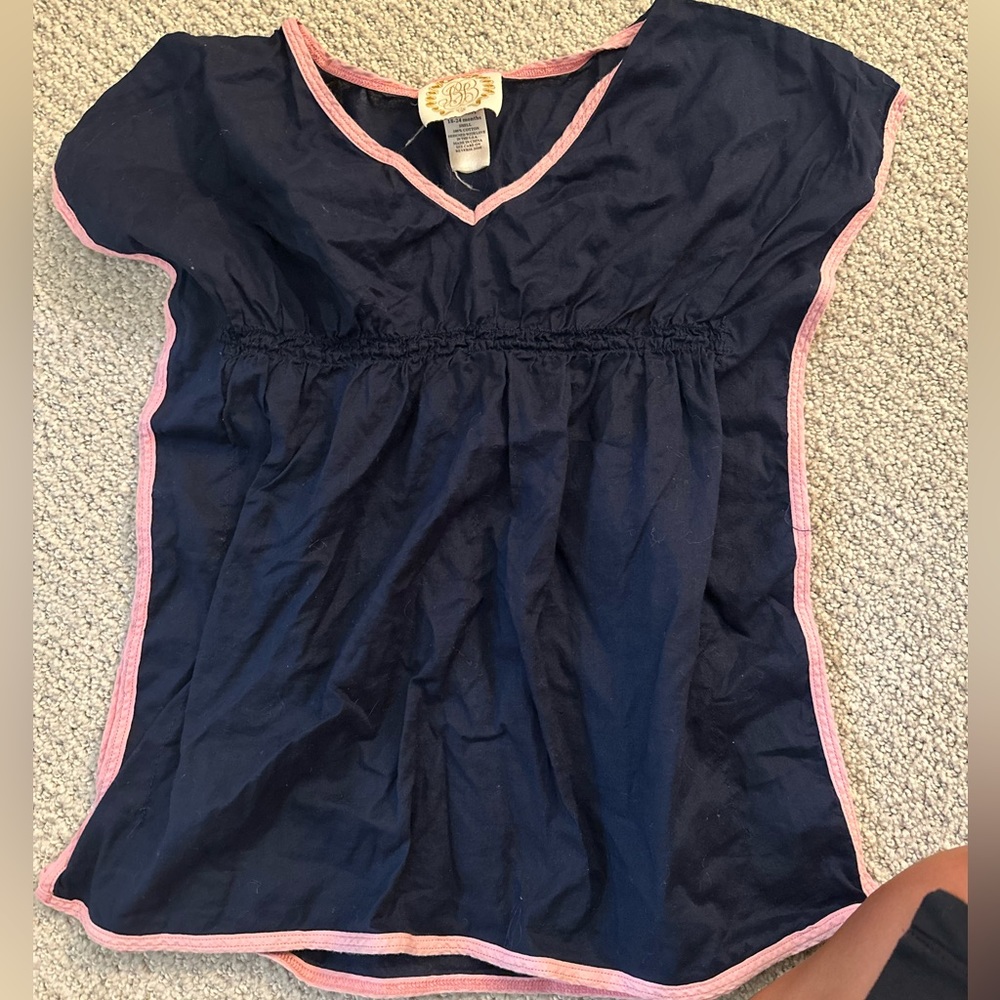 TBBC Navy Swim Cover up 18-24 Months